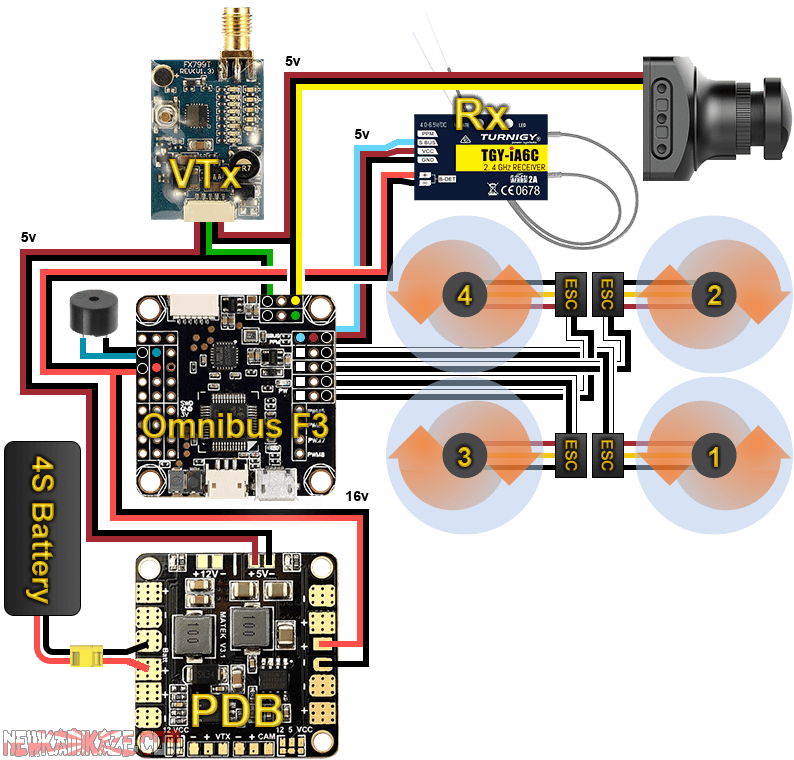 Tx805 eachine схема подключения