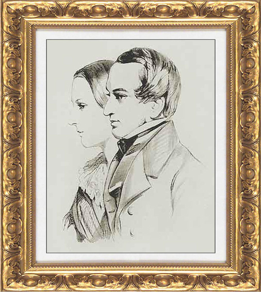 Г. П. Волконский с женой Марией Александровной