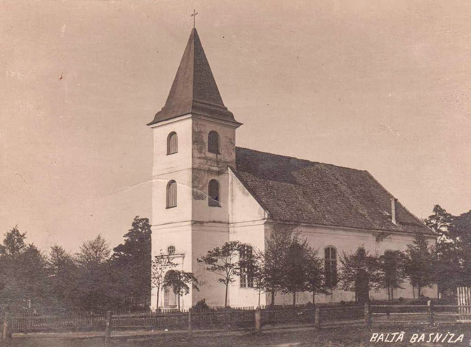 Даугавгривская Белая Церковь, 1920-е годы, фонарь ещё не установлен