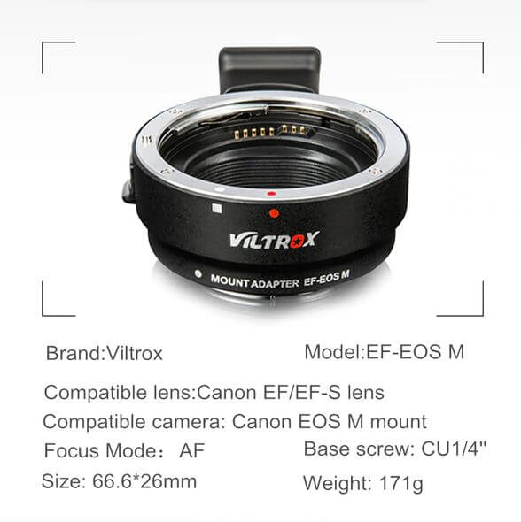 Viltrox EF-EOSM